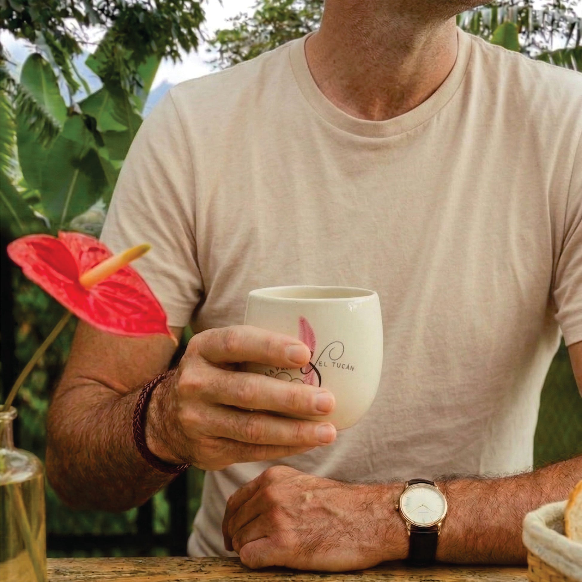 La Palma & El Tucán Signature Ceramic Tumbler – 8oz